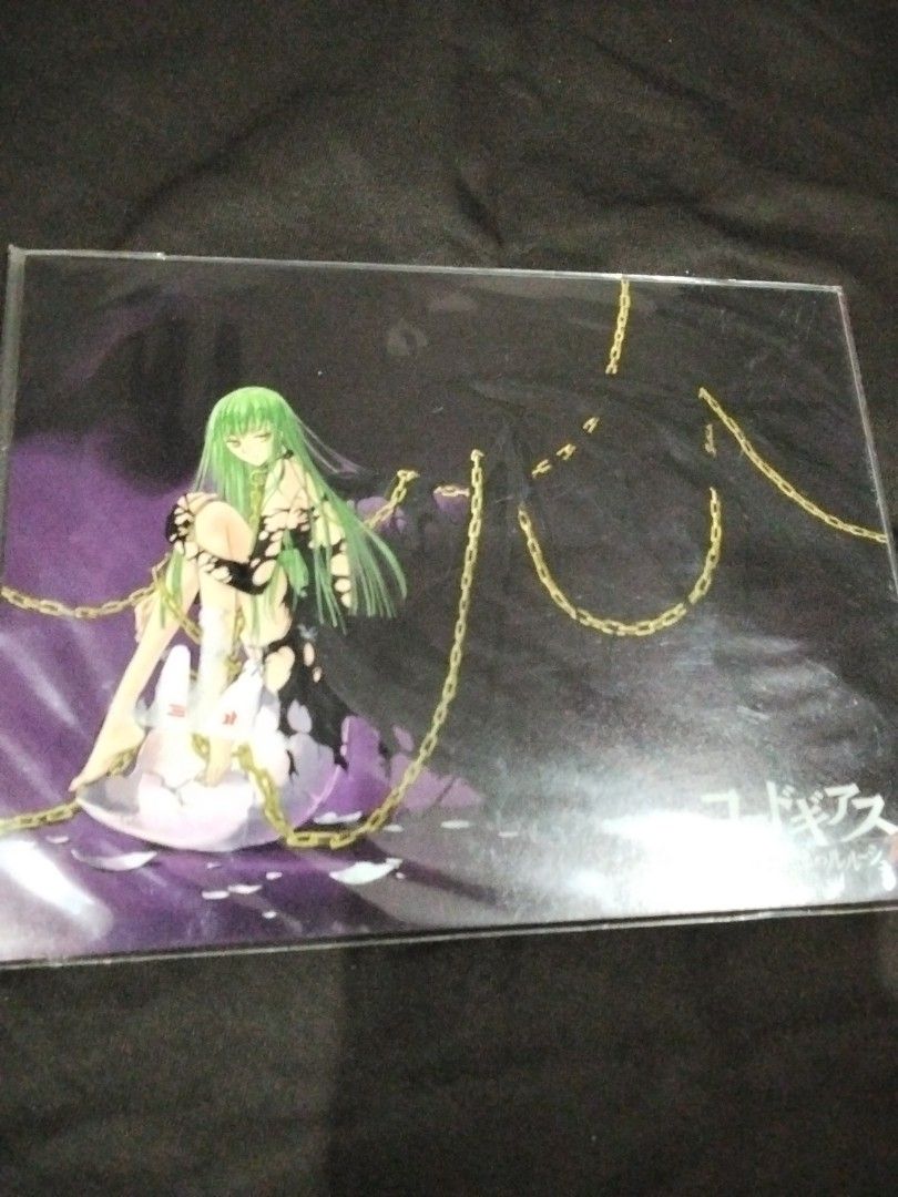 Code Geass Art Cards (Category: Raw Singles) located in Santa Rosa. Submitted by animemerchcollection (Listing ID 1413331770, Image 1). Description: - Code Geass art card set. - Features characters and scenes from the anime. - Cards are in original packaging. - Box includes Code Geass logo and details. - 7 cards are visible..