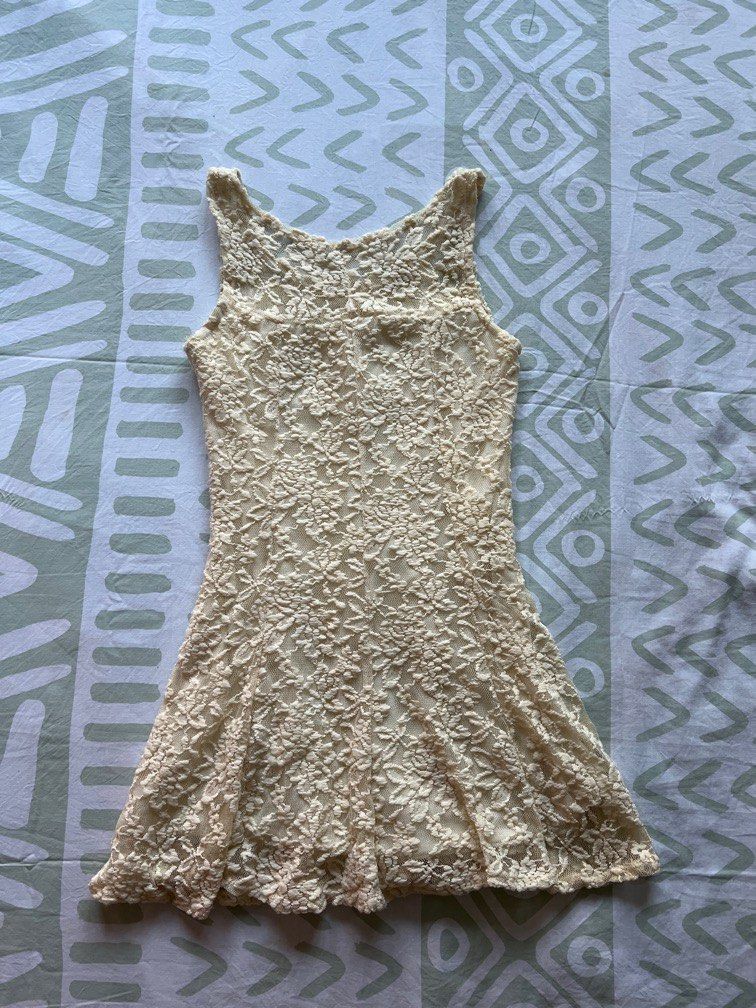 Cream Laced Dress (Category: Dresses) located in Manila. Submitted by abmrc (Listing ID 1413327467, Image 1). Description: .