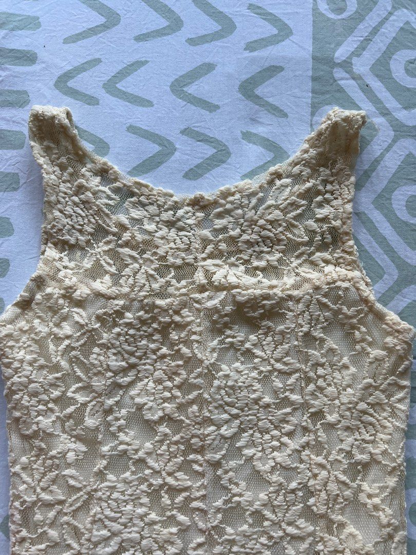 Cream Laced Dress (Category: Dresses) located in Manila. Submitted by abmrc (Listing ID 1413327467, Image 2). Description: .