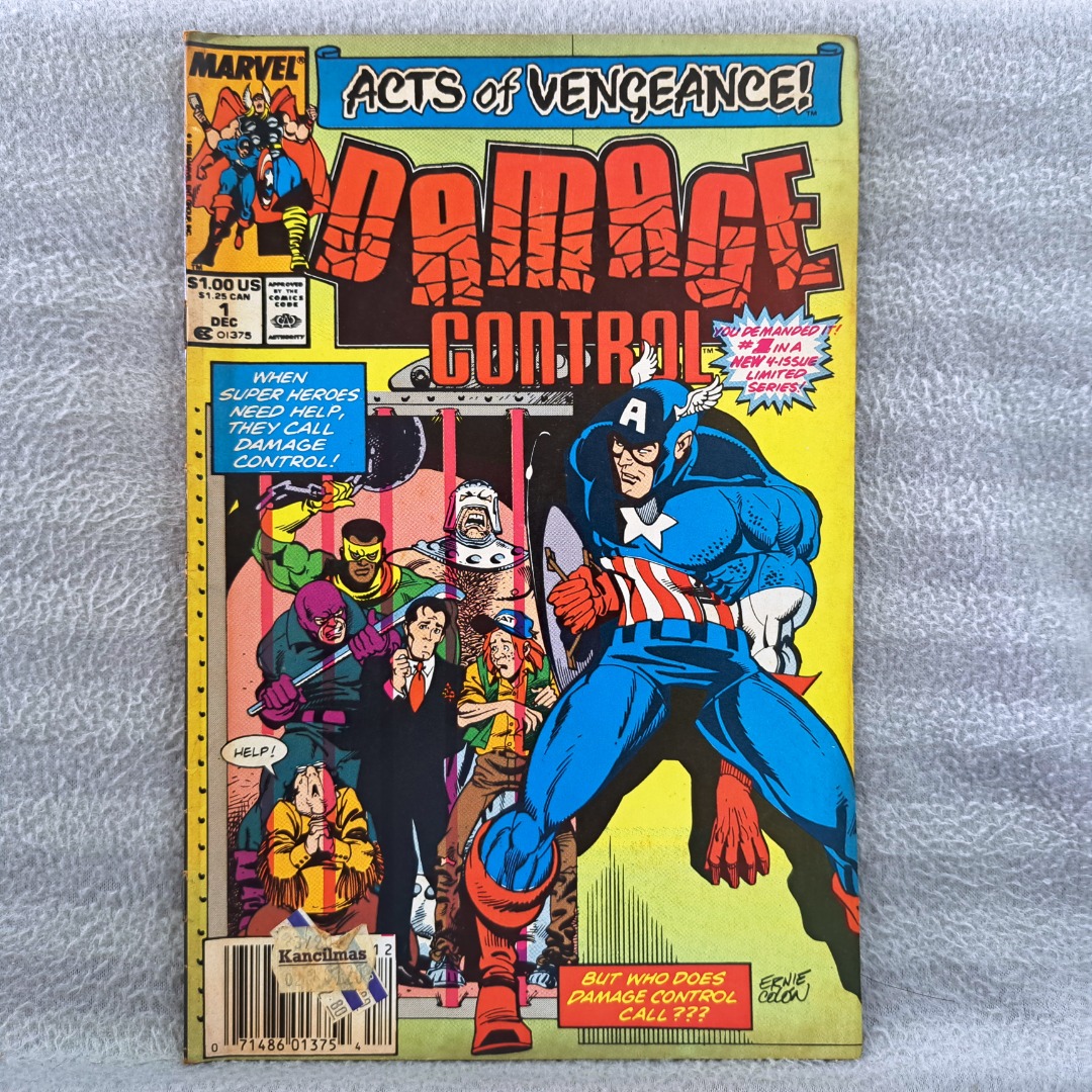 Damage Control #1 (2nd Series Marvel Comics) FIRST Issue (Dwayne ...