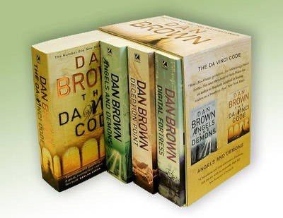 Dan Brown Book Set HARDBOUND (Category: Storybooks) located in Marikina City. Submitted by declutter_new (Listing ID 1413400462, Image 1). Description: Hardbound !! I’ll update the pics Collection or statement piece sa bahay o room niyo o panregalo maganda rin Rfs: need funds 🥲 - Dan Brown Box Set - Includes: 'The Da Vinci Code', 'Angels and Demons', 'Deception Point', and 'Digital Fortress' - Author's name prominently displayed - 'The Da Vinci 