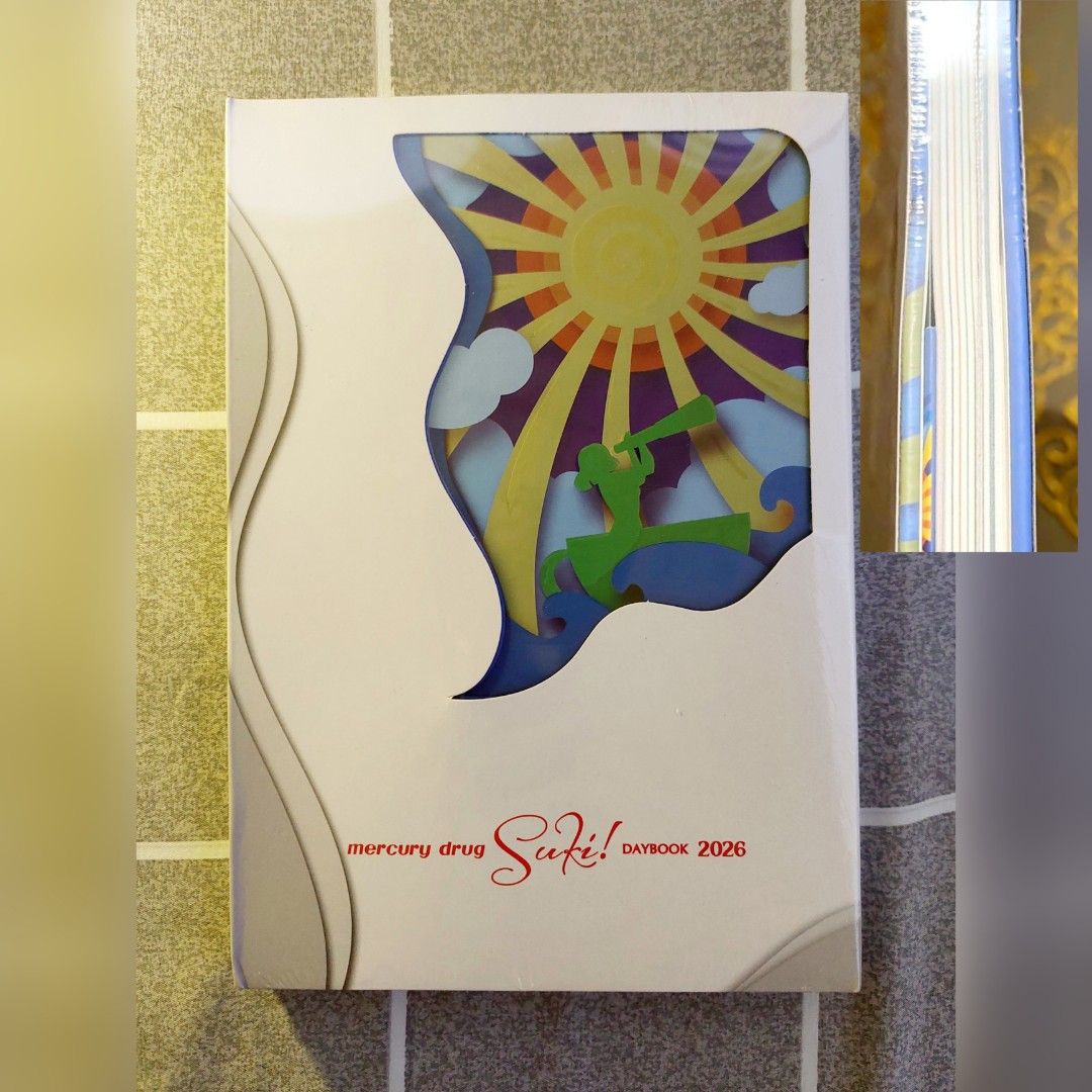 Daybook 2026 (Mercury) (Category: Textbooks) located in Makati City. Submitted by a_pullman016 (Listing ID 1413269850, Image 1). Description: DAYBOOK 2026 Mercury drug Suki. -limited edition & Original 💯 -Never Used -Color blue Price: P300 📍 Location: BGC, Taguig City 📦 Meet up / pick up / drop-off and open for delivery in Metro Manila & Laguna with sf. Can do via Grab or Lalamove Open for COP (CashOnPick-up)via LBC.