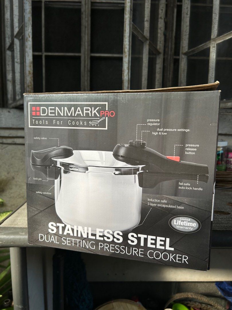 Denmark Pro Pressure Cooker (Category: Cookware & Accessories) located in Manila. Submitted by yeeellll (Listing ID 1413321626, Image 2). Description: Rfs: raffle prize.