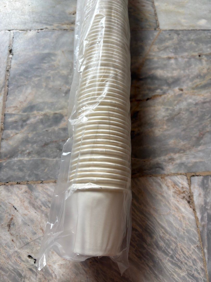 Disposable Paper Cups (Category: Coffee & Tea Tableware) located in Rizal. Submitted by yang.1109 (Listing ID 1413245148, Image 2). Description: - 3 Oz Brand new roll of white disposable paper cups. - Cups are unused and sealed in plastic. - Perfect for parties, events, or daily use. - Suitable for hot or cold beverages. - Easy to store and convenient to use..