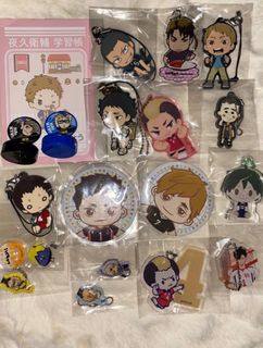 Anime Keychains, Badges, Standees, and Canvas Boards [ Haikyuu, MHA ...