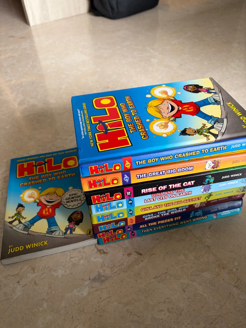 HiLo Graphic comics story books Novel Series by Judd Winick,