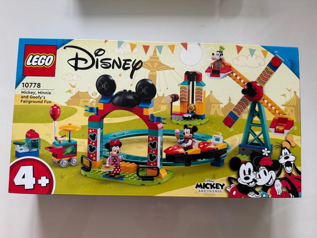 LEGO Disney Mickey, Minnie & Goofy's Fairground Fun 10778, Hobbies ...