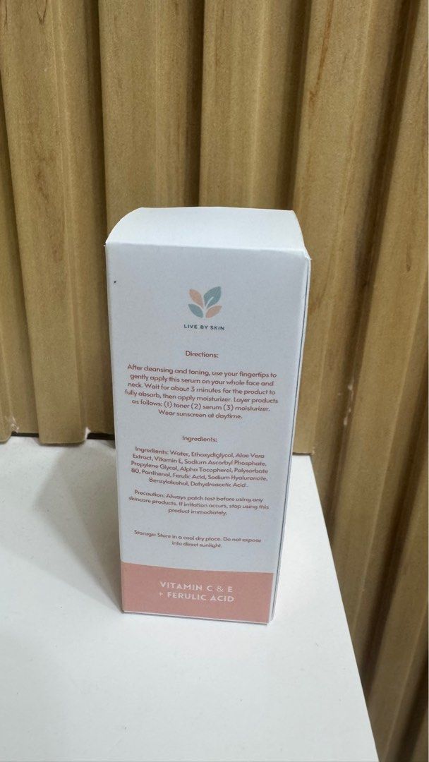 Live by skin Vitamin C serum (Category: Face Care) located in Mandaluyong City. Submitted by _rizaespiritu (Listing ID 1413263596, Image 3). Description: .