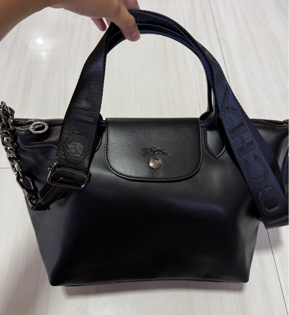 Longchamp Le Pliage Xtra Small Leather Handbag with Straps and extra chains (Category: Luxury Bags & Wallets) located in Manila. Submitted by _girlfinds (Listing ID 1413308830, Image 2). Description: 👜 LONGCHAMP LE PLIAGE XTRA – S HANDBAG (FREE EXTRA CHAINS SEE PHOTOS) Elegant, structured, and timeless — the Le Pliage Xtra S is crafted for everyday sophistication with practical details and a refined silhouette. ✨ 🔒 Snap button & zip closure 🎒 