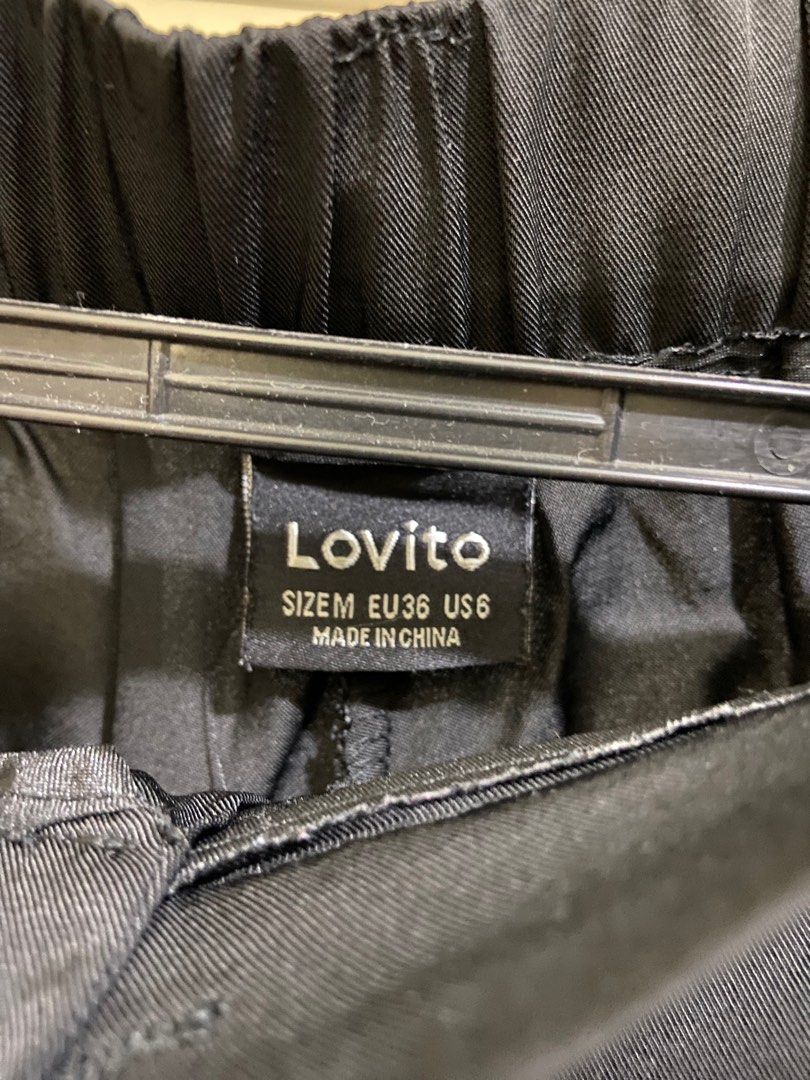 Lovito Black Wide Leg Pants (Category: Other Bottoms) located in Marikina City. Submitted by jellyselection (Listing ID 1413372773, Image 2). Description: .