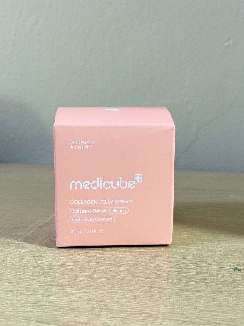 Medicube Collagen Jelly Cream (Category: Face Care) located in Mandaluyong City. Submitted by mimu.mimu (Listing ID 1413255705, Image 1). Description: - Medicube Collagen Jelly Cream - Size: 50 ml / 1.69 fl oz - Opened but never used. Got from PR.