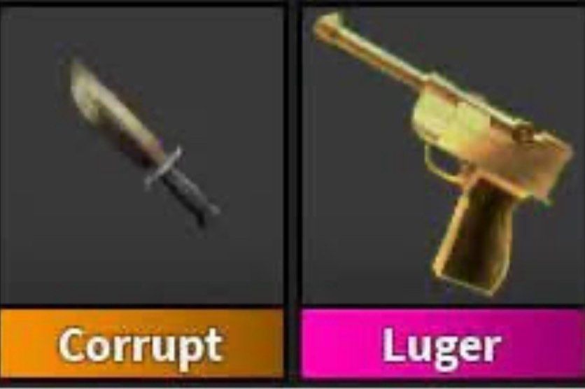 Mm2 Corrupt Set (Category: In-Game Products) located in Catbalogan. Submitted by chespearz (Listing ID 1413245973, Image 1). Description: 🔥 MM2 ITEMS FOR SALE! Safe & fast trades. Payment: Gcash. DM to buy.