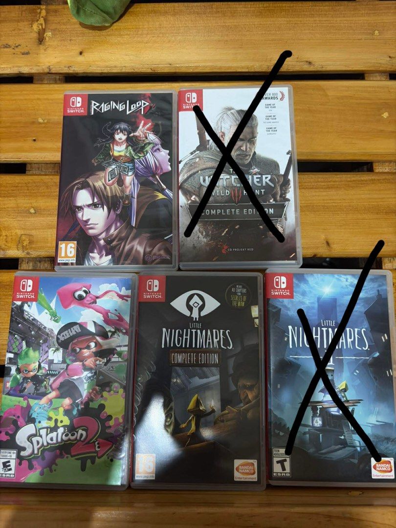 Nintendo Switch Games: Raging Loop, Splatoon 2, Little Nightmares (Category: Nintendo) located in Carmona. Submitted by dingdingpudding (Listing ID 1409474802, Image 1). Description: Splatoon 2 ₱1,400 Little nightmares (complete edition) ₱1,000 Raging Loop ₱800.