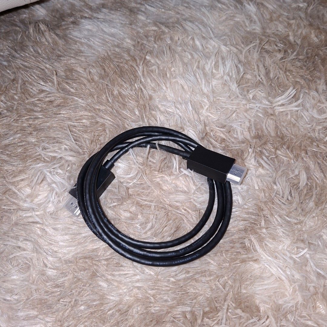 Ps5 hdmi 2.1 cable (Category: Chargers & Cables) located in Pasig City. Submitted by last_price_posted (Listing ID 1413289747, Image 3). Description: Brand new This is available while posted price indicated is per unit Can be pick up asap at pasig Shipping is available upon your booking, payment must be directly made by you before leaving my place fix price, non negotiable already a bargain For sale only.