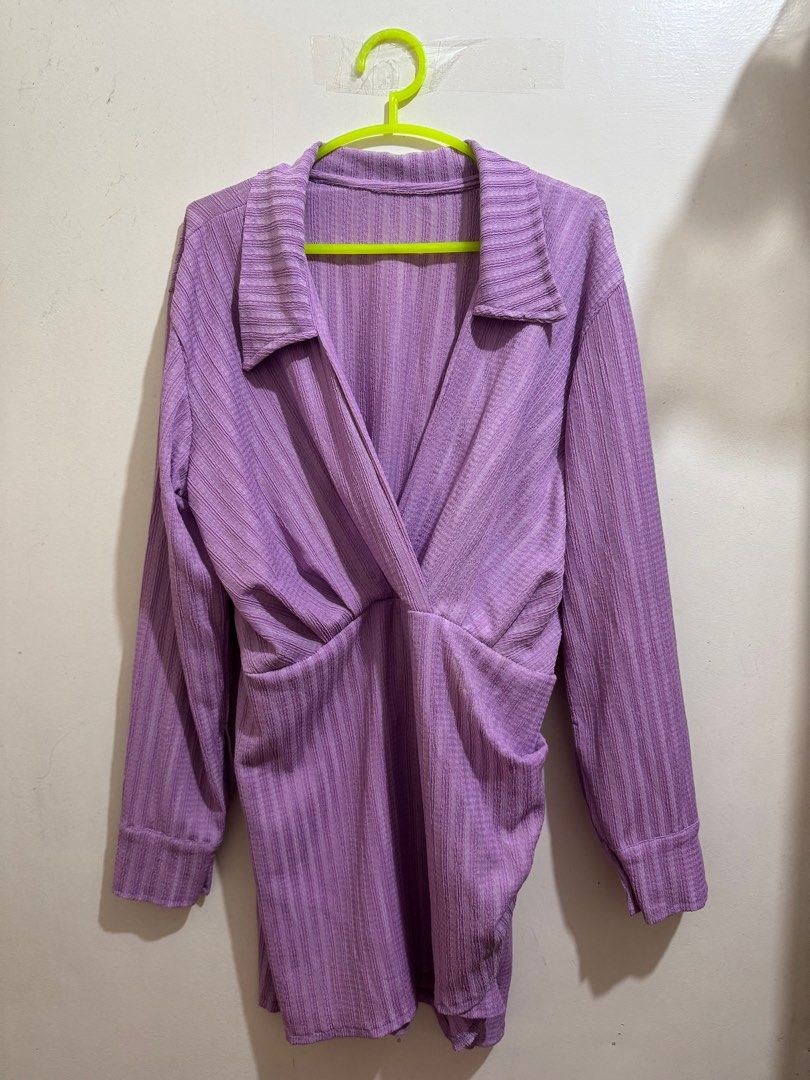 Purple long sleeve dress (Category: Dresses) located in Quezon City. Submitted by shineeeey (Listing ID 1413317218, Image 1). Description: .