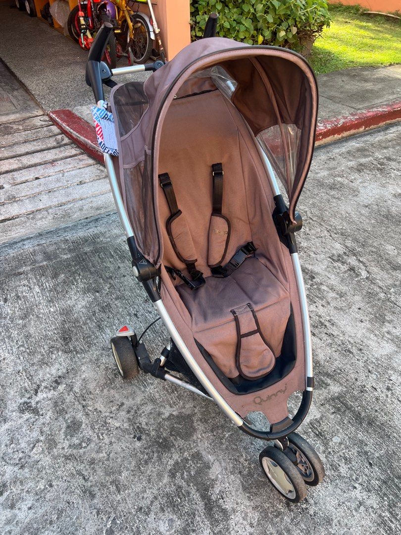 Quinny Zapp Flex 3 wheel Stroller (Category: Strollers) located in Paranaque City. Submitted by quicx (Listing ID 1413301505, Image 1). Description: - Quinny Zapp Flex 3 wheel stroller - Brown color - Compact fold for easy storage - Canopy for sun protection - Three point harness for safety Sells 28k brand new.