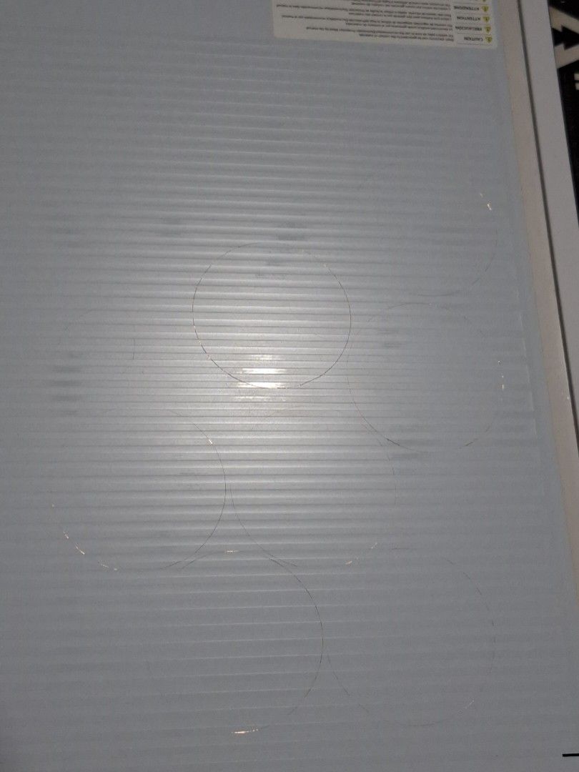 Silhouette Cameo Electrostatic Mat (Category: Office & Business Technology) located in Las Pinas. Submitted by cinalear (Listing ID 1336595249, Image 2). Description: Tested but left marks on actual mat (seen in picture). Still works fine. Includes 2 mats Bought for 8,200. MOP: GCash LOC: Las Piñas RFS: Not suited for thick vinyl materials.