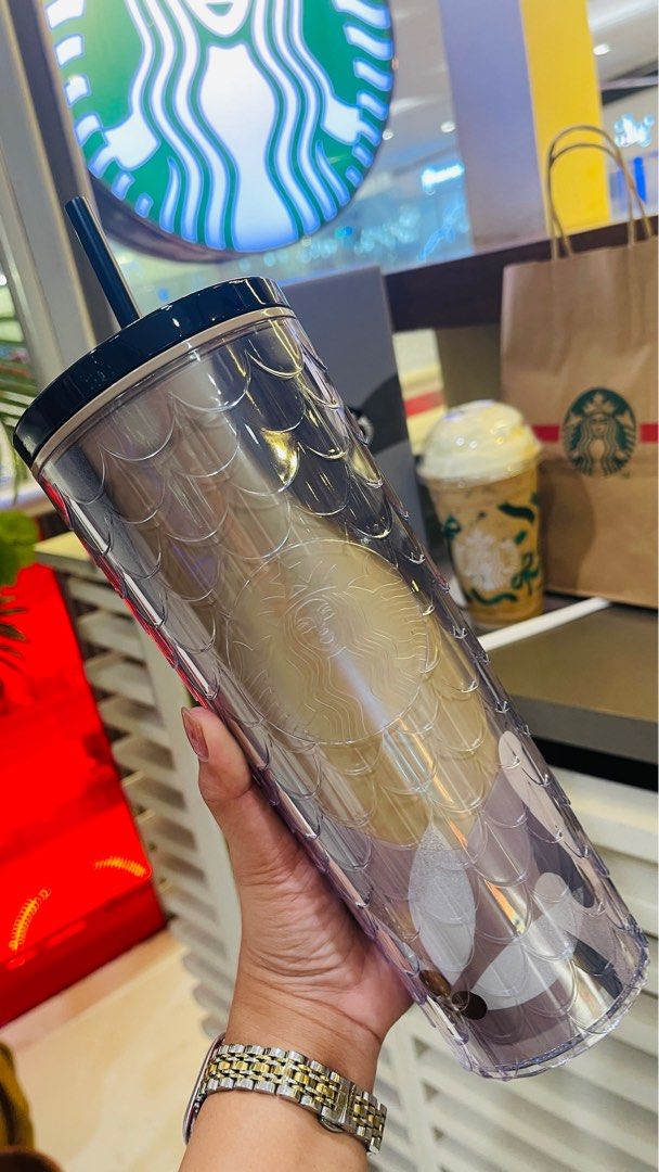 Starbucks Cold cup 2026 (Category: Water Bottles & Tumblers) located in Manila. Submitted by ttbbkk (Listing ID 1413277140, Image 2). Description: - Starbucks cold cup tumbler with mermaid tail design 2026 - with paper paper bag Mode of Payment: Gcash/BPI Mode of Delivery: Grab Express/ Lalamove Delivery fee: to be shouldered by the customer .