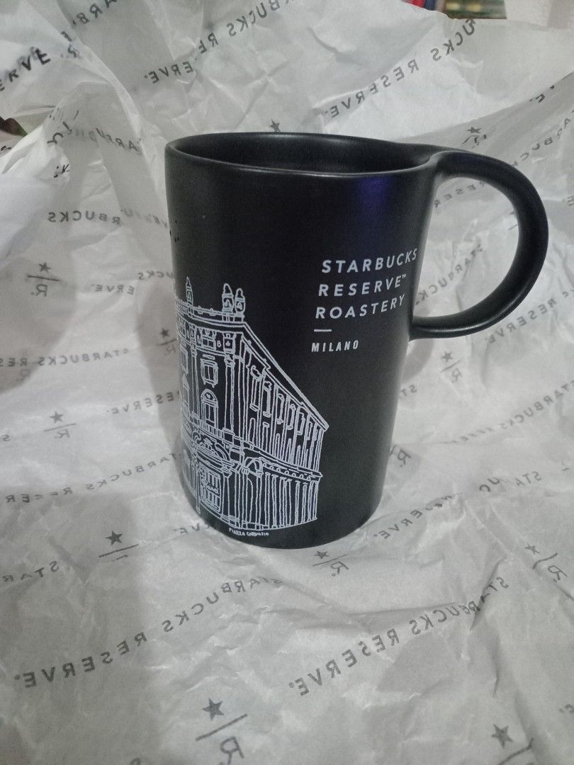 Starbucks Reserve Roastery Mug Milan (Category: Coffee & Tea Tableware) located in Quezon City. Submitted by llc0905 (Listing ID 1413348968, Image 1). Description: Starbucks Reserve Roastery Milano mug from Milan, italy 💯 Authentic. Bought personally from the store in Milan. Item is brand new, never used, and never displayed. With SKU, no box but it comes with the wrapping tissue and paper bag from the store. Payment via Gcash or BPI ONLY. .