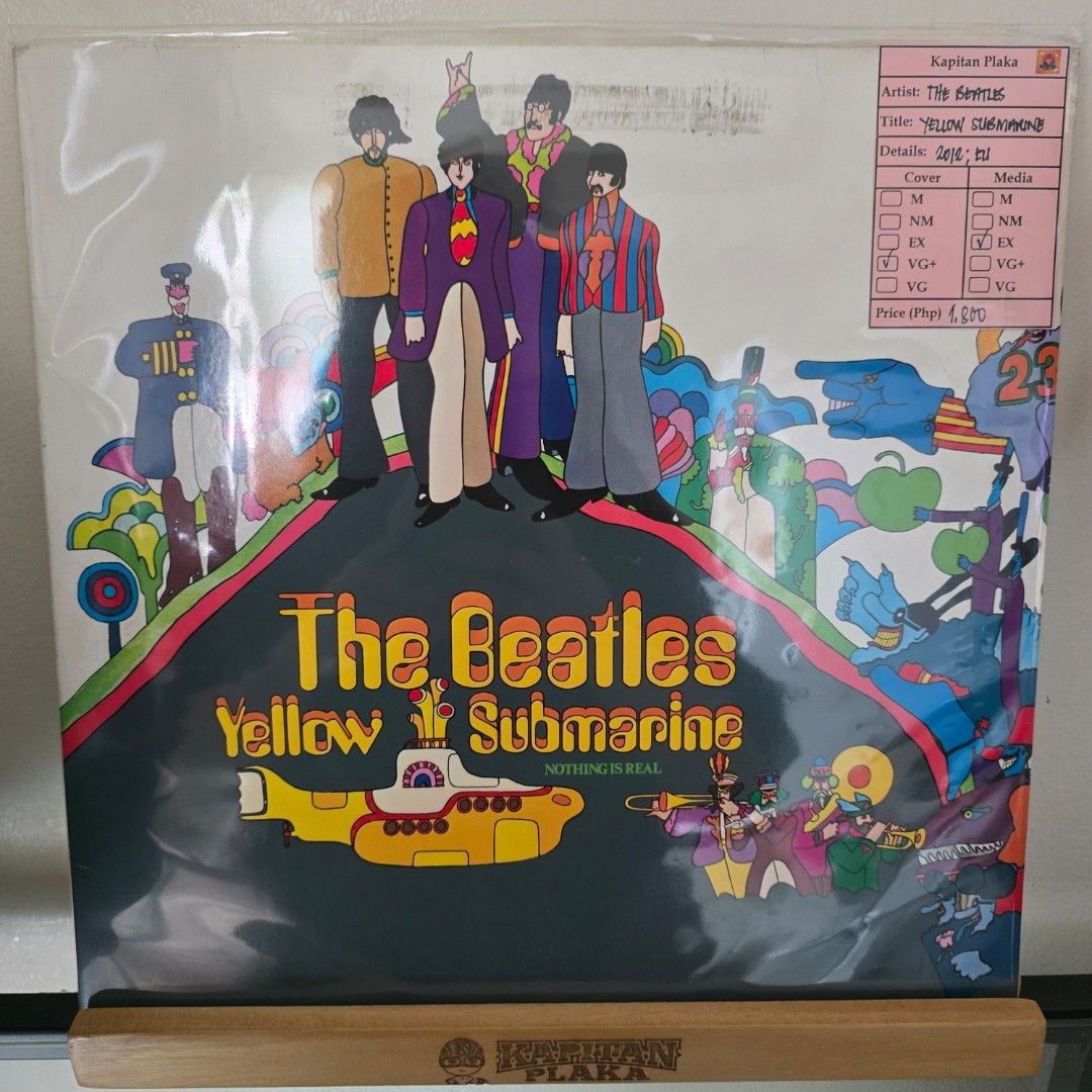 The Beatles-Yellow Submarine (Category: Vinyls) located in Taguig. Submitted by Kapitan_Plaka (Listing ID 1413245769, Image 1). Description: Condition Cover: VG+ Media: Excellent Pressing: 2012; EU.