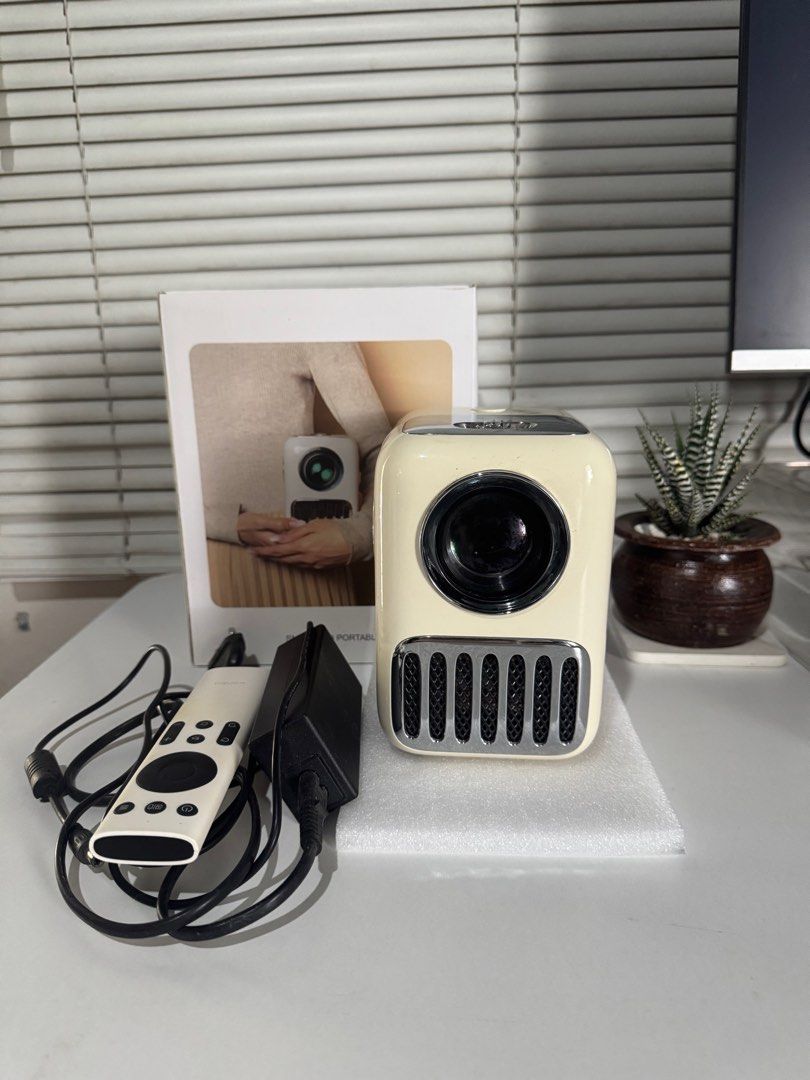 Wanbo T2R Max Portable Projector (Category: Projectors) located in Gabaldon. Submitted by stvibe (Listing ID 1413281139, Image 1). Description: -Wanbo T2R Max Portable Projector 1080P 4K Decode Android Bluetooth Phone Mirror 3W Speaker Wi-Fi - Includes remote control - Features HD input - Electronic keystone correction - Fully sealed light engine - Comes with original box - can’t do same day delivery, we’re in province. J&T shipping only.