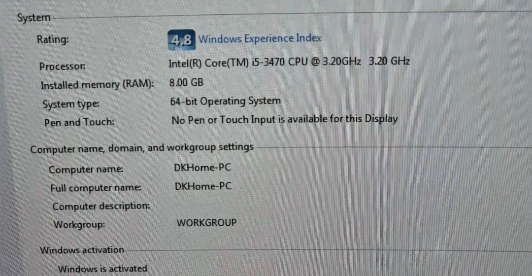 Working condition Custom PC - White Case with RGB65561096926593112