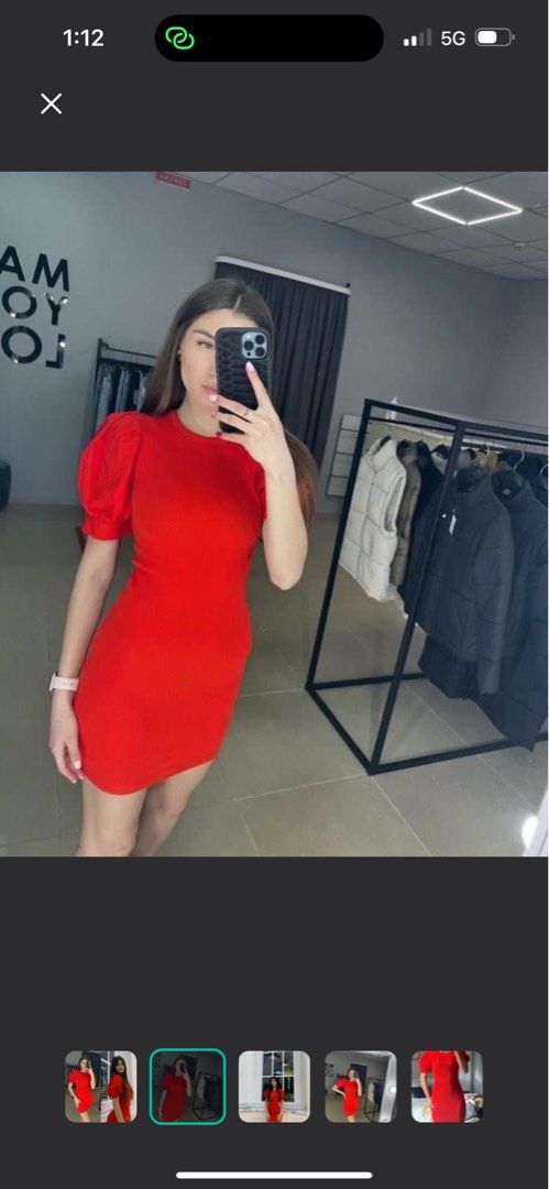 Zara red dress (Category: Dresses) located in Taguig. Submitted by maybsv (Listing ID 1413383343, Image 2). Description: Fix price. Decluttering lang..