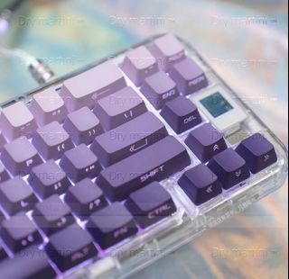 Custom Gradient Purple Keyboard