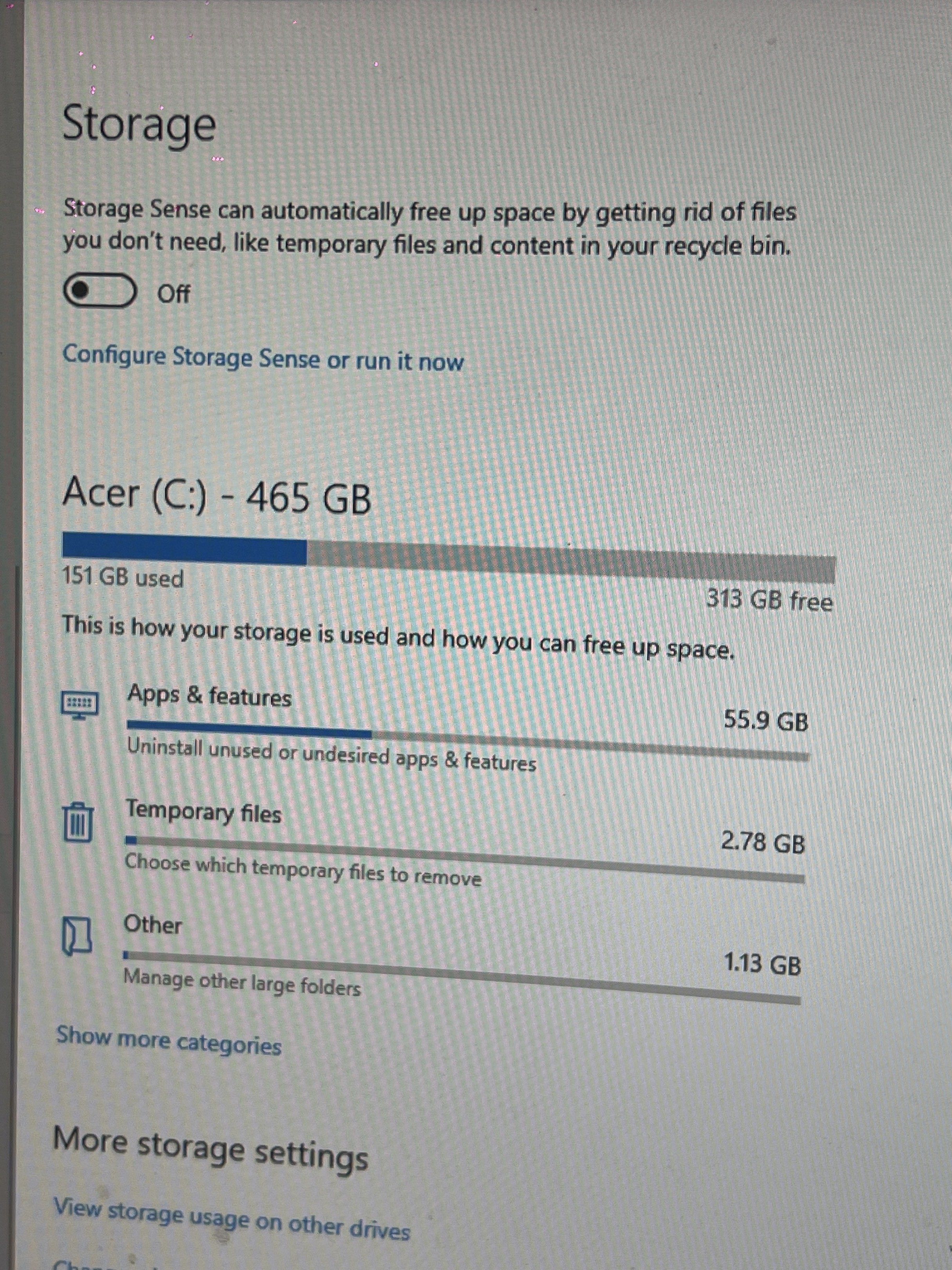 Acer  PC Storage65605520418307111