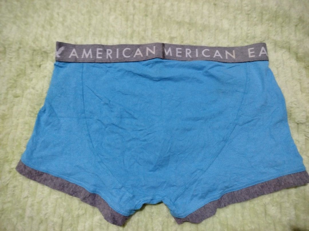 American Eagle Boxer Brief Size Xl (Category: Underwear) located in Santa Maria. Submitted by jetro89 (Listing ID 1418726640, Image 2). Description: 📌 Brand Authentic 📌Like New Condition 📌 Washed Ready to wear 📌 Color rate 9.5/10 📌 No Issue 📌 Color may vary due to lighting 📌 Add 50 pesos for Shipping fee more than 1 item free na shipping fee NOTE: all items are thrifted manage your expectations.