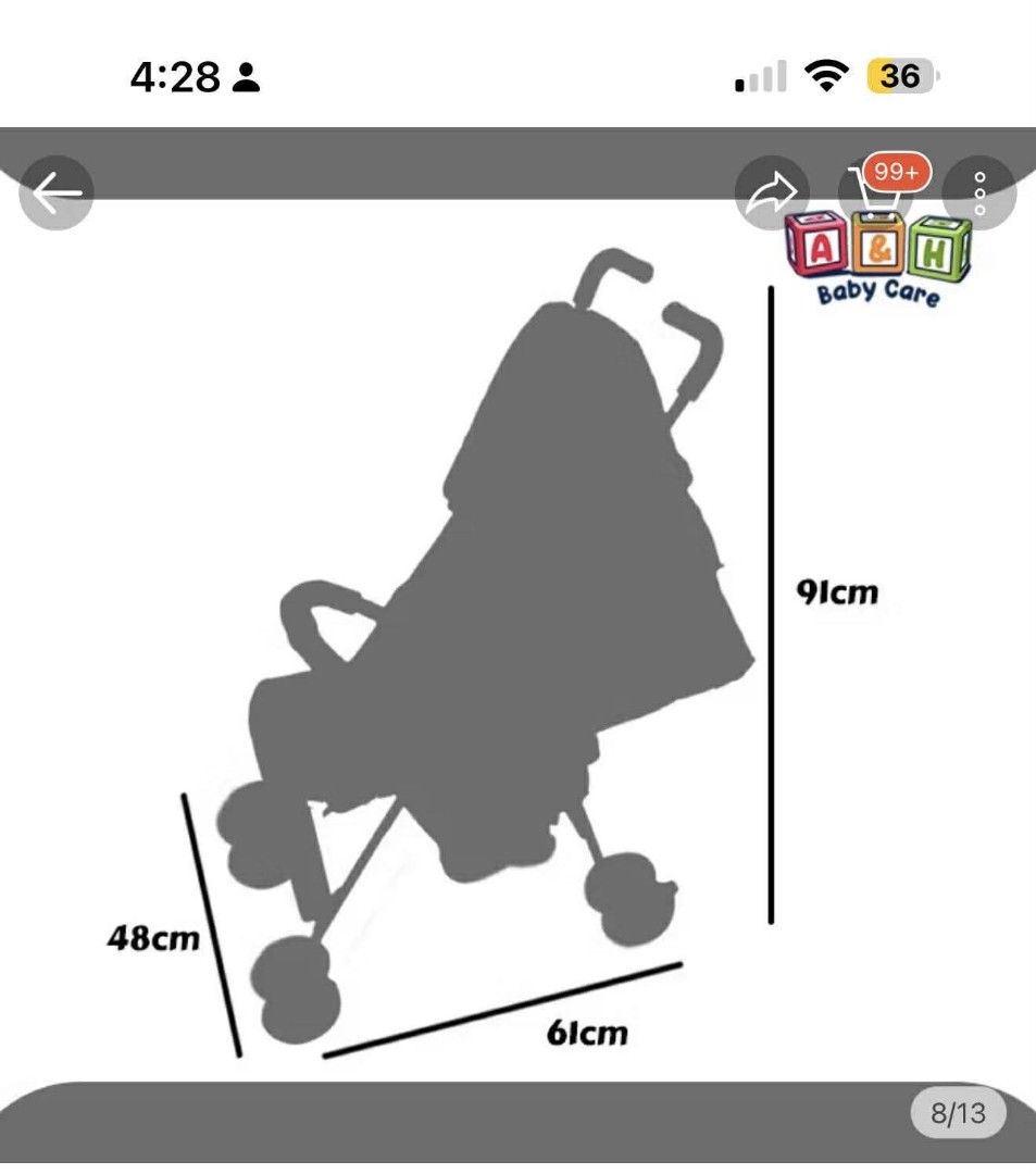 Baby Stroller with Canopy (Category: Strollers) located in Bacoor. Submitted by directsupplier88 (Listing ID 1418632476, Image 3). Description: available color blue & red UMBRELLA STROLLER NAUUPO NAHIHIGA NAFOFOLD.