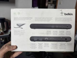 2個4K monitors 用 Belkin Thunderbolt 3 Dock Pro (for Mac & PC)