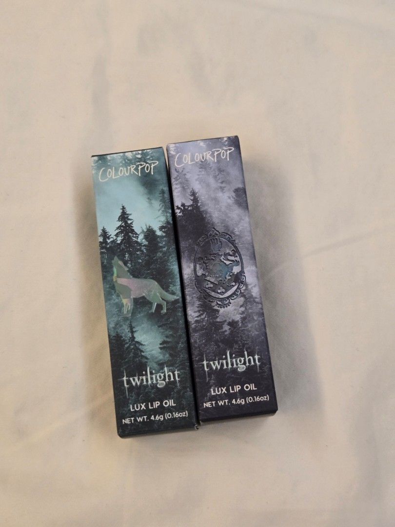 ColourPop Twilight Lux Lip Oil (Category: Makeup) located in Quezon City. Submitted by miks7322 (Listing ID 1418706302, Image 2). Description: ColourPop Twilight Lux Lip Oil Available Shades: Team Edward (blue) Team Jacob (black).