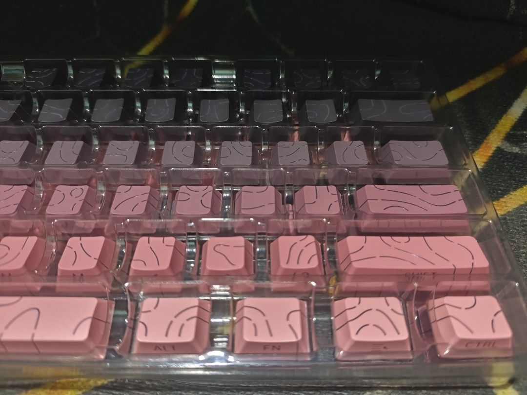Contour Keycap Set (133) (Category: Computer Keyboard) located in Bocaue. Submitted by deathwizard (Listing ID 1406152047, Image 2). Description: - Blackberry keycap set - 499 pesos Specification: - Compatible with mechanical keyboards - Cherry Profile - w/ box.