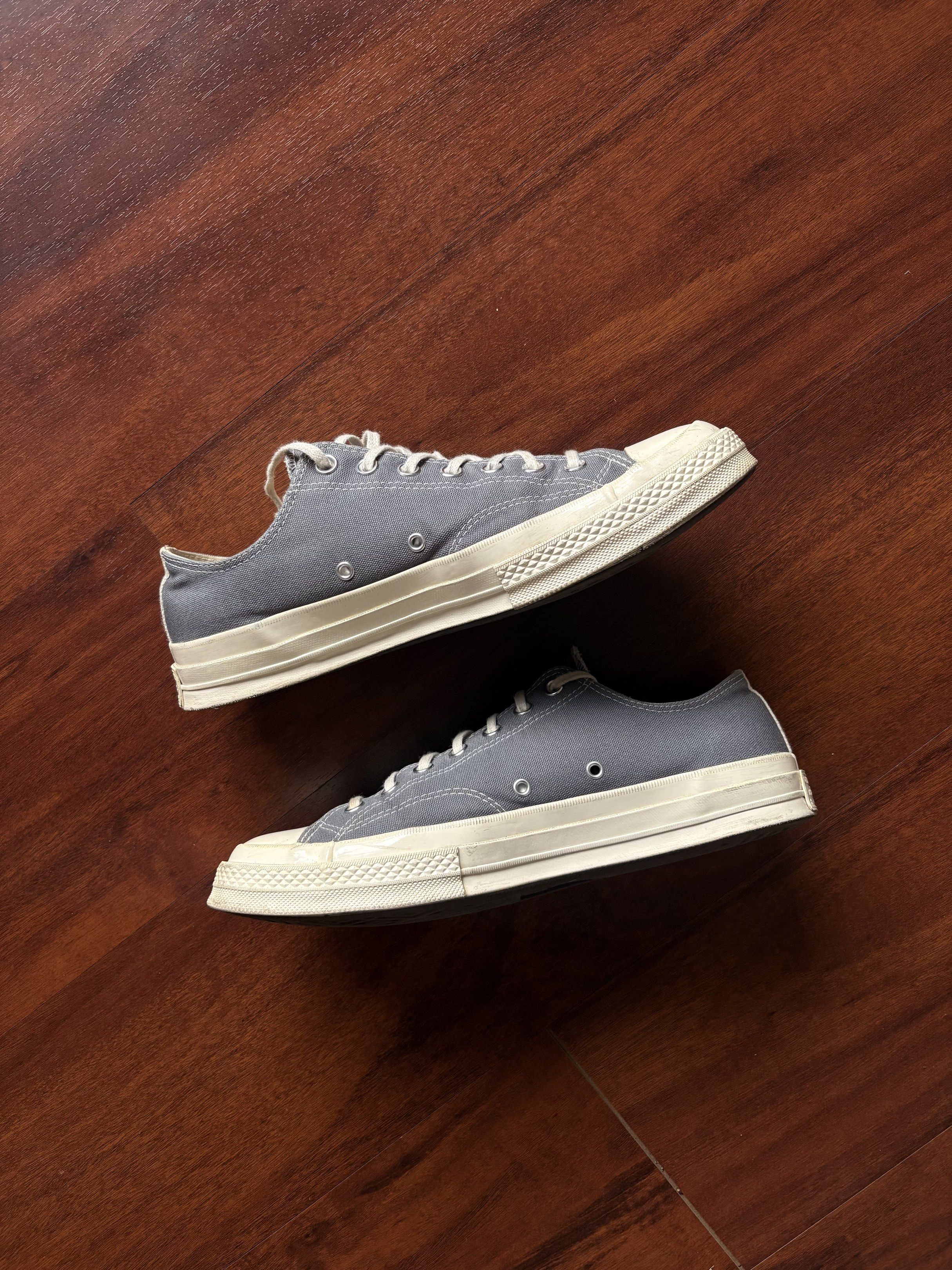 Converse x Comme des Garcons Play Chuck Taylor (Category: Sneakers) located in Manila. Submitted by devilfruituser (Listing ID 1418668714, Image 2). Description: used no box can provide rep box us mens 11 on tag san juan city area solid item.