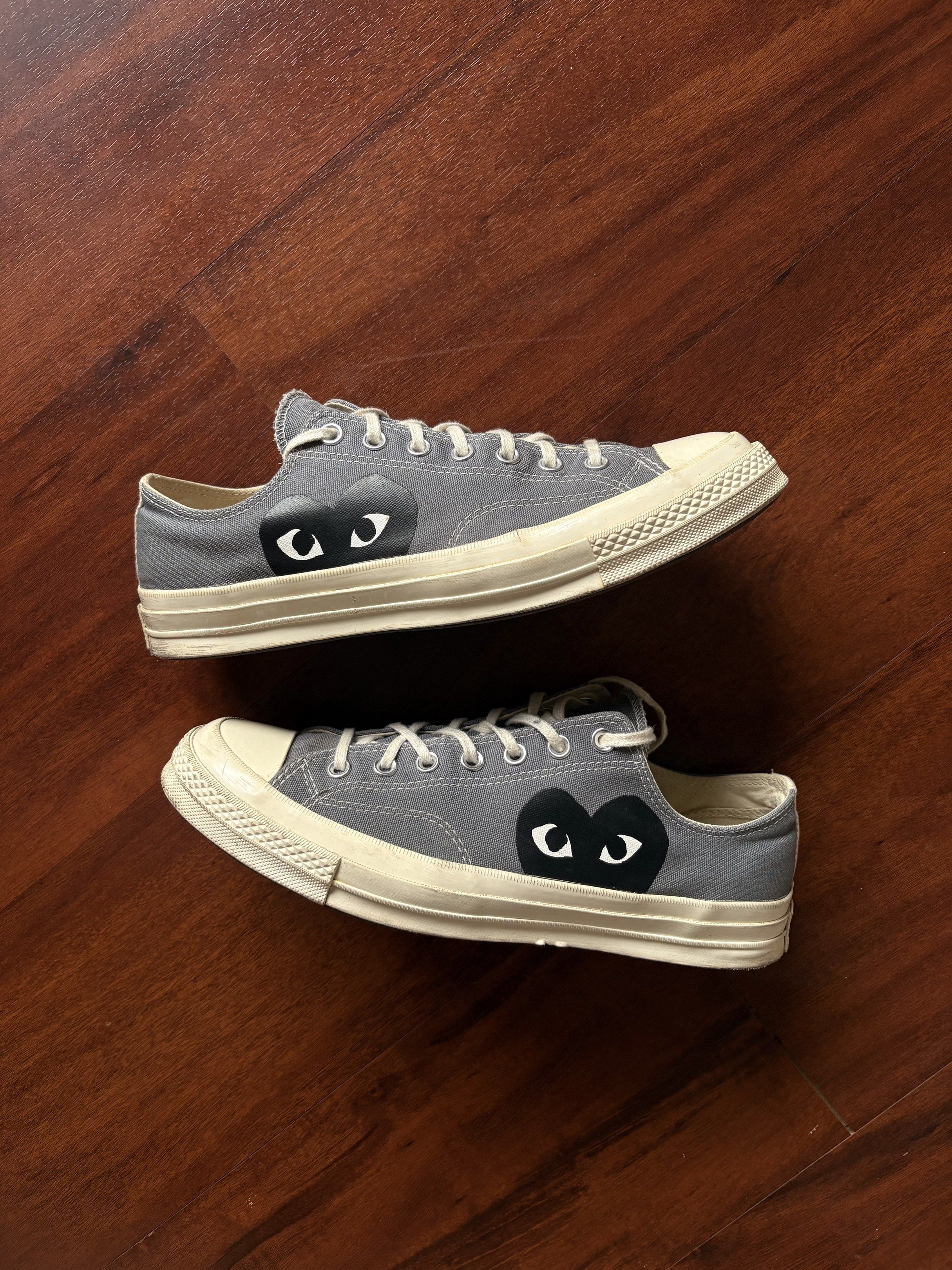 Converse x Comme des Garcons Play Chuck Taylor (Category: Sneakers) located in Manila. Submitted by devilfruituser (Listing ID 1418668714, Image 3). Description: used no box can provide rep box us mens 11 on tag san juan city area solid item.