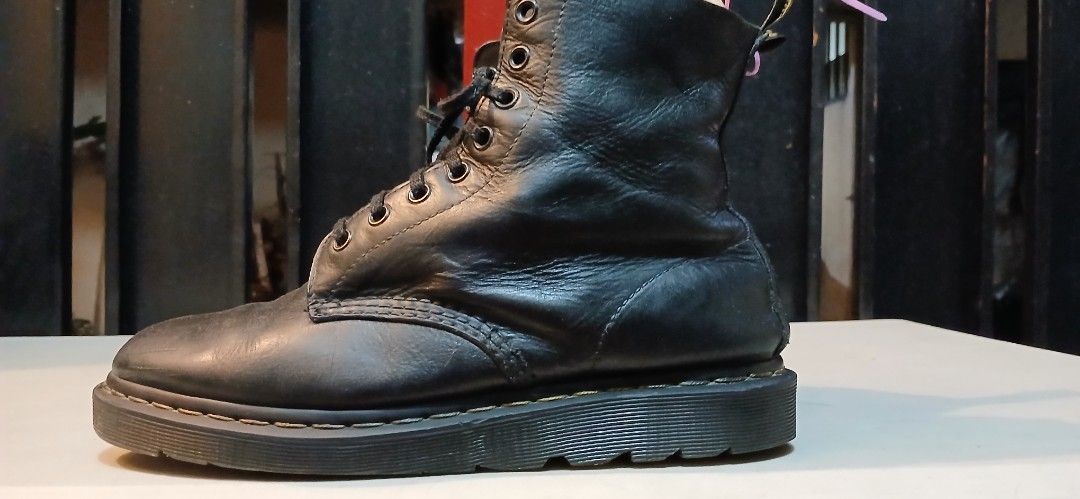 Dr. Martens Pascal Ziggy Boots (Category: Boots) located in Quezon City. Submitted by jholouise (Listing ID 1418660130, Image 1). Description: - Dr. Martens Pascal Ziggy boots - Size: UK 9, US M 10 US L 11 - Made in Vietnam - Slightly nego - Personal preloved - Bought at Rob Manila - Retails for around 12k - No more box - Guaranteed authentic.