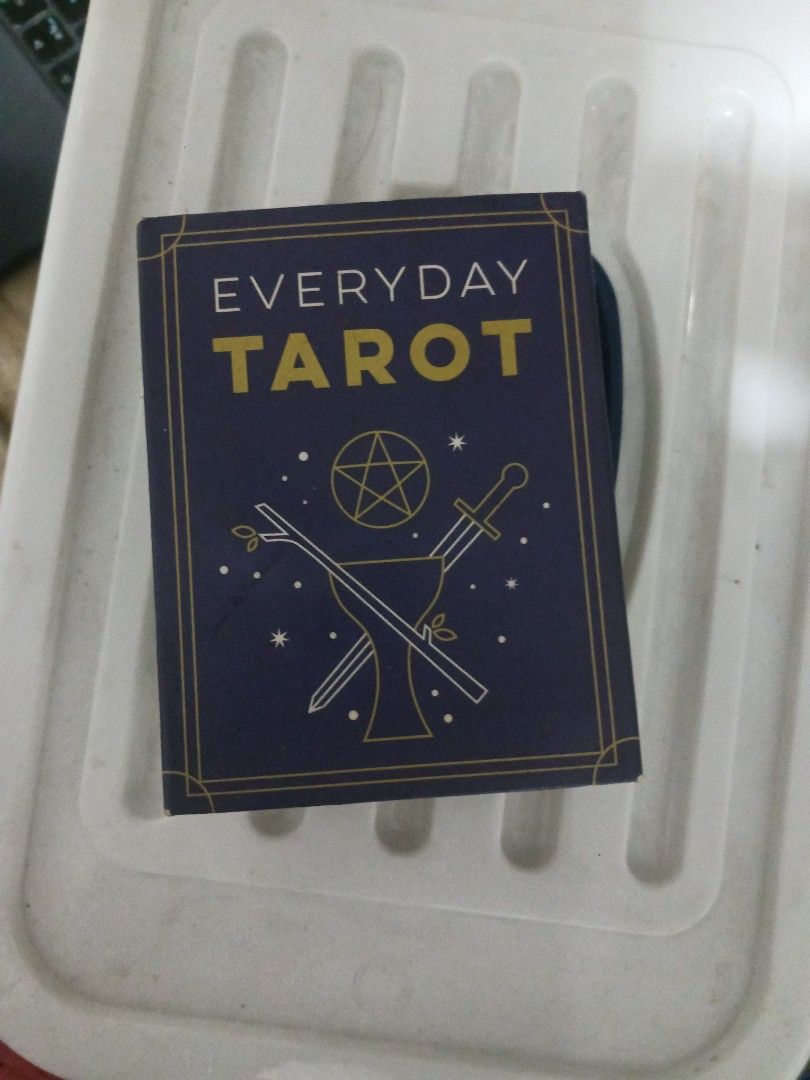 Everyday Tarot Deck (Category: Card Packs) located in Taytay. Submitted by arvyhernandez (Listing ID 1418763674, Image 2). Description: Mall Price 777 Mode of payment: Maya/GCash/BPI.