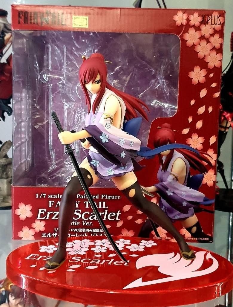 Fairy Tail Erza Scarlet battle ver (Category: Figurines & Statues) located in Pasig City. Submitted by chickashop (Listing ID 1418636690, Image 1). Description: all complete back in box Ortigas meetups Grab lalamove lbc bdo gcash payments.