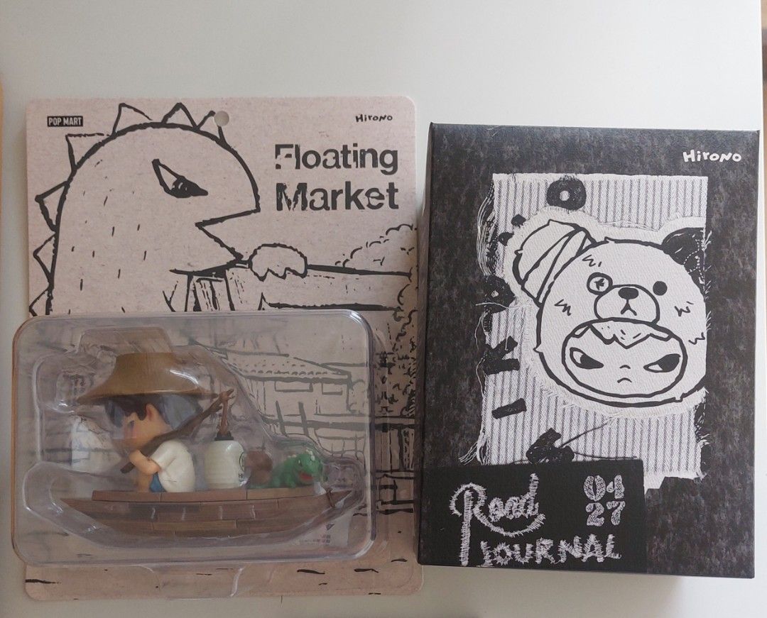 Hirono Floating Market Figure (Category: Designer & Blind Box Toys) located in Makati City. Submitted by icarrill (Listing ID 1418607744, Image 1). Description: BRAND NEW & SEALED LAST PRICE ALREADY.