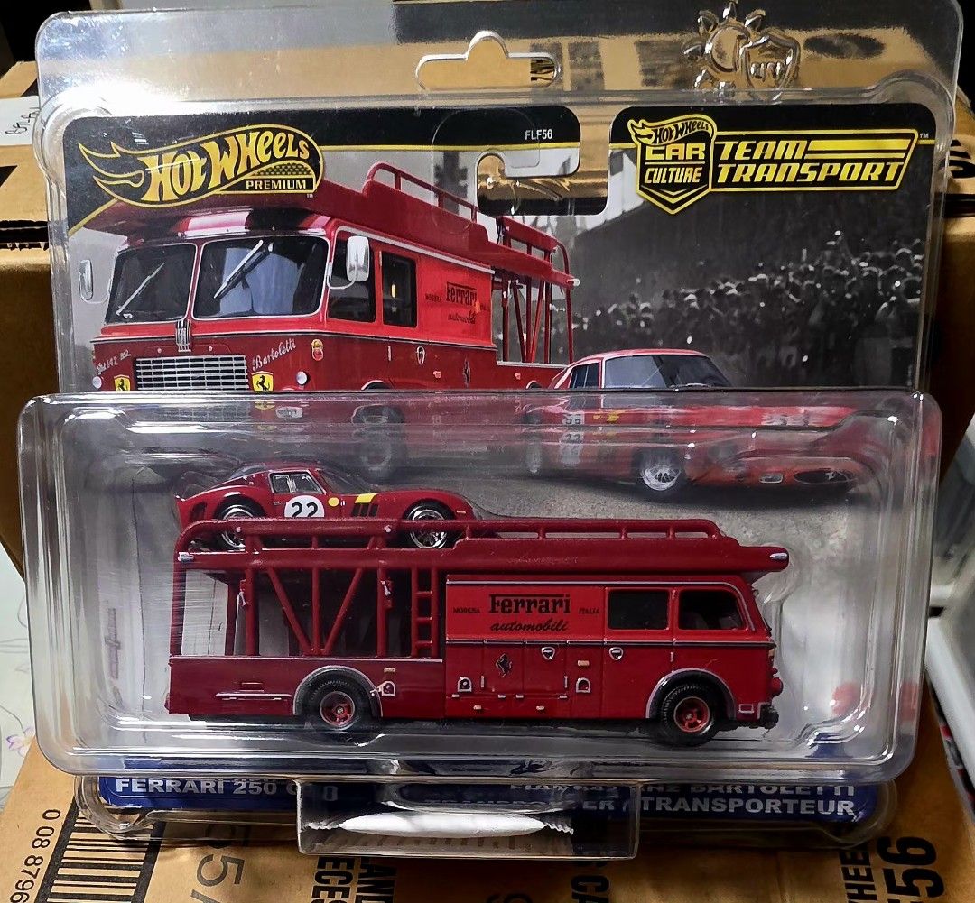 Hot wheels Ferrari TeamTransport with Toy Guard Protector (MINT ...