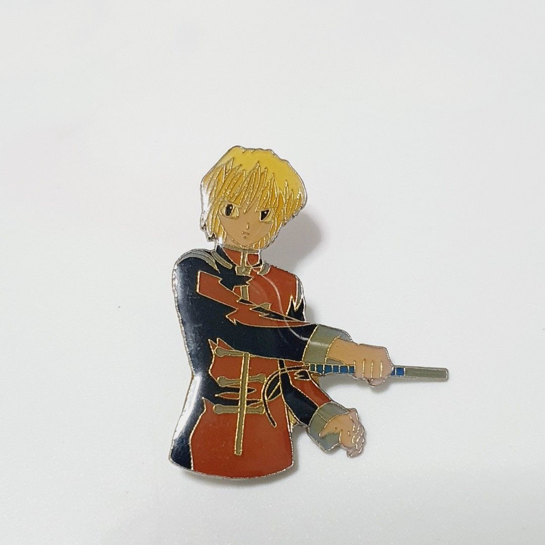 Hunter x Hunter Metal Pin Kurapika (Category: Vintage Collectibles) located in Taytay. Submitted by kyo.mono (Listing ID 1418716277, Image 1). Description: 💟Follow us on IG: kyo.mono for faster replies TikTok: kyo.mono_ for videos and review Excellent condition Auth from Japan Actual photo posted.