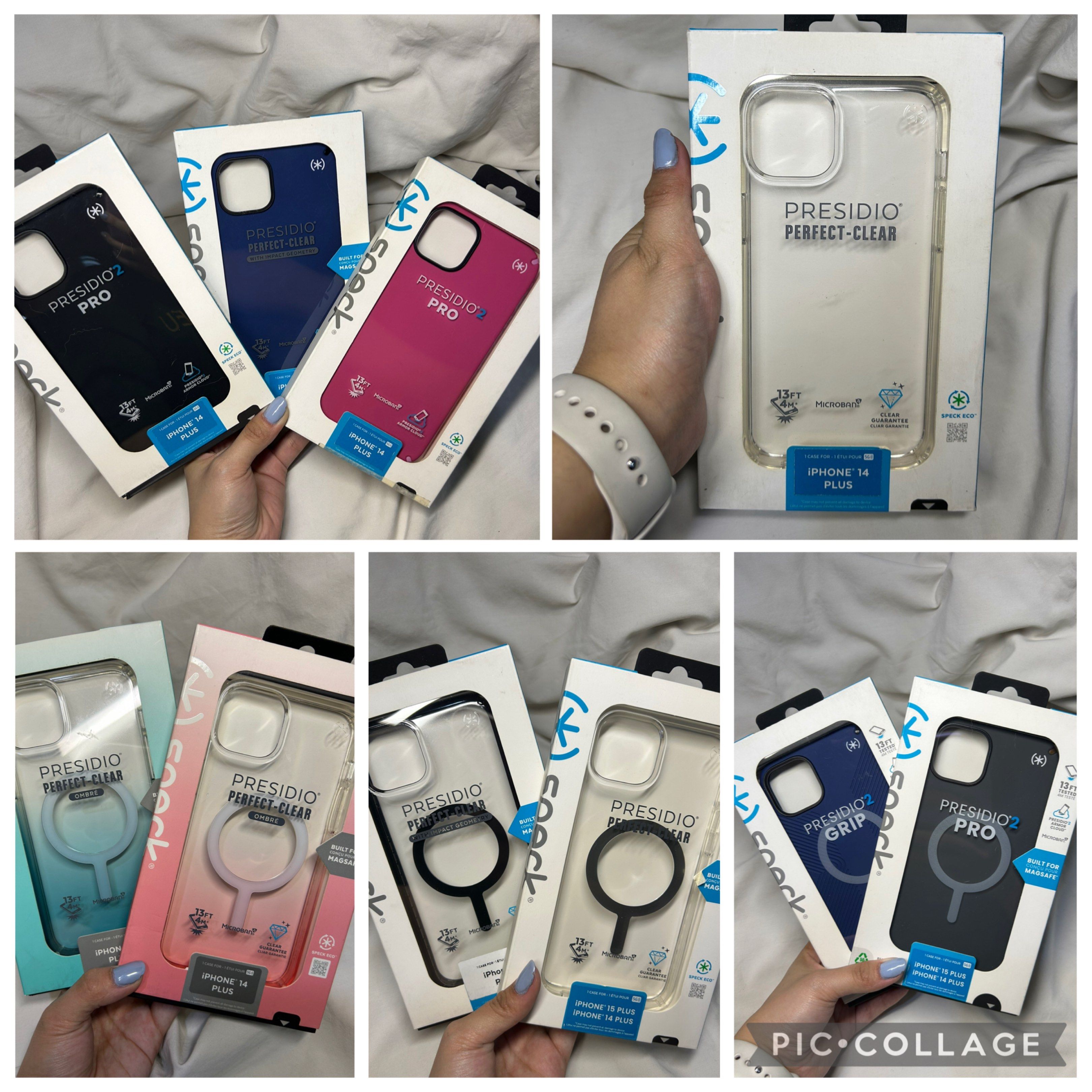 Iphone 14 / 15 plus case original speck powermac pullout magsafe presidio (Category: Cases & Sleeves) located in Paranaque City. Submitted by fielasanik-anik (Listing ID 1418761642, Image 1). Description: All are powermac pullout cases. With pricetag sa likod from powermac. All brandnew Magsafe 800 Non magsafe 600 Mas madami kukunin mas mataas ang bawas pm lang Open for resellers Dm for more pictures.