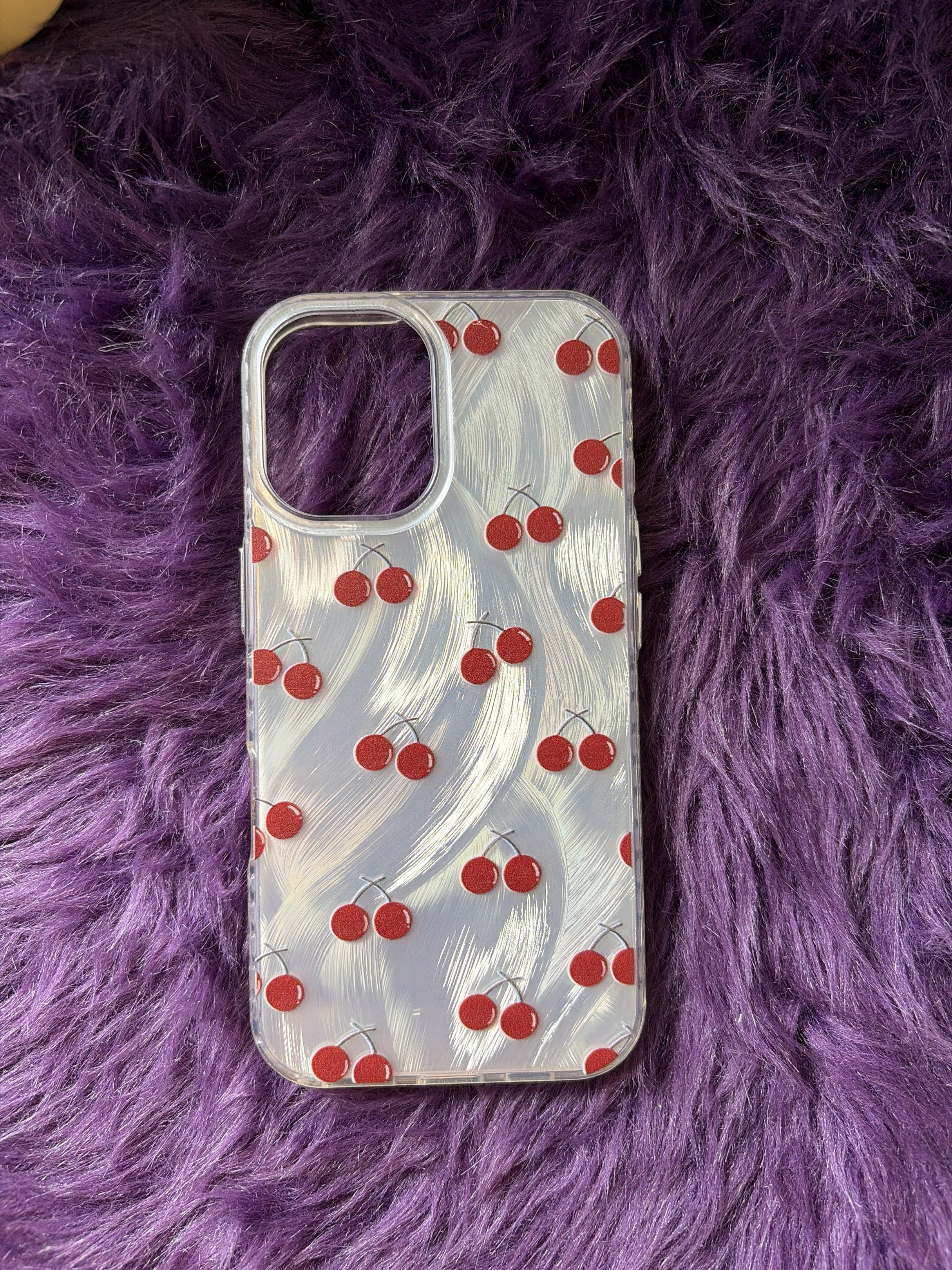 iphone 16 cherry phone case (Category: Cases & Sleeves) located in Quezon City. Submitted by declutterxthings (Listing ID 1418641714, Image 1). Description: unused and very coquette vibes .
