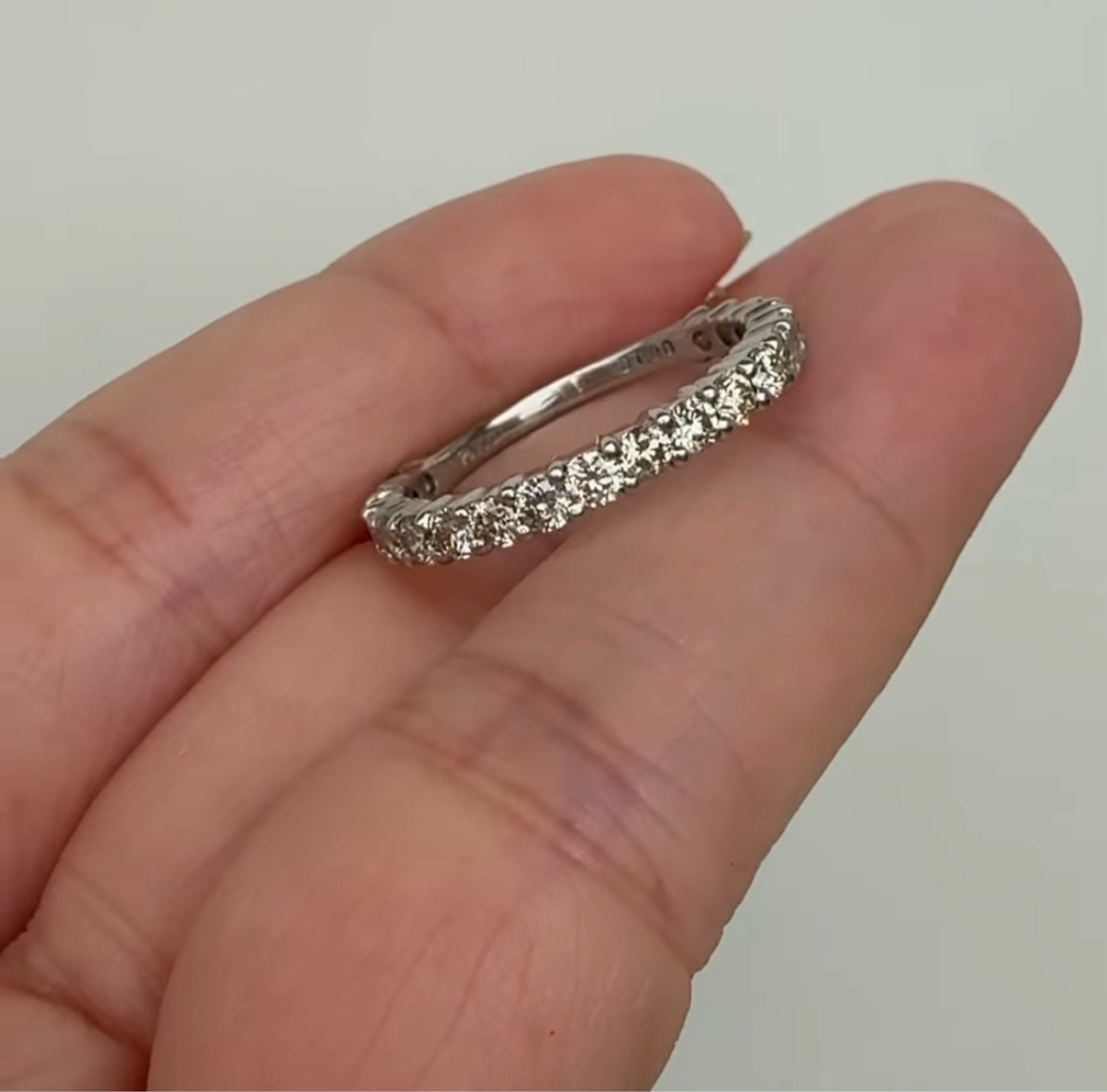 Japan Platinum Diamond Eternity ring (Category: Rings) located in Caloocan City. Submitted by jsa_kawaii (Listing ID 1418734670, Image 3). Description: Japan Platinum 1.00 Cts Diamond Almost full Eternity ring ( 3/4 Eternity ring ) size 7.-7.5. Weight 3.5 grams. 33800 + SF .