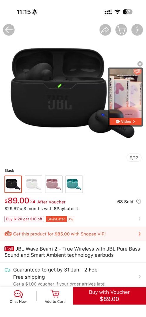 JBL WAVE BEAM265561081911299112