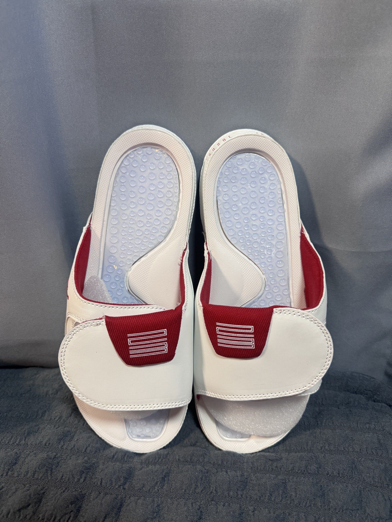 Jordan Hydro 11 Slides (Category: Slippers & Slides) located in Manila. Submitted by ayeechii (Listing ID 1418765840, Image 1). Description: - Jordan Hydro 11 slides - Comfortable design - Cushioned footbed - Iconic Jordan branding - Available in multiple colors - Perfect for casual wear - Ideal for post-workout recovery - Secure and comfortable fit available onhand brandnew jordan hydro 11 premium top grade quality complete package comes with ta