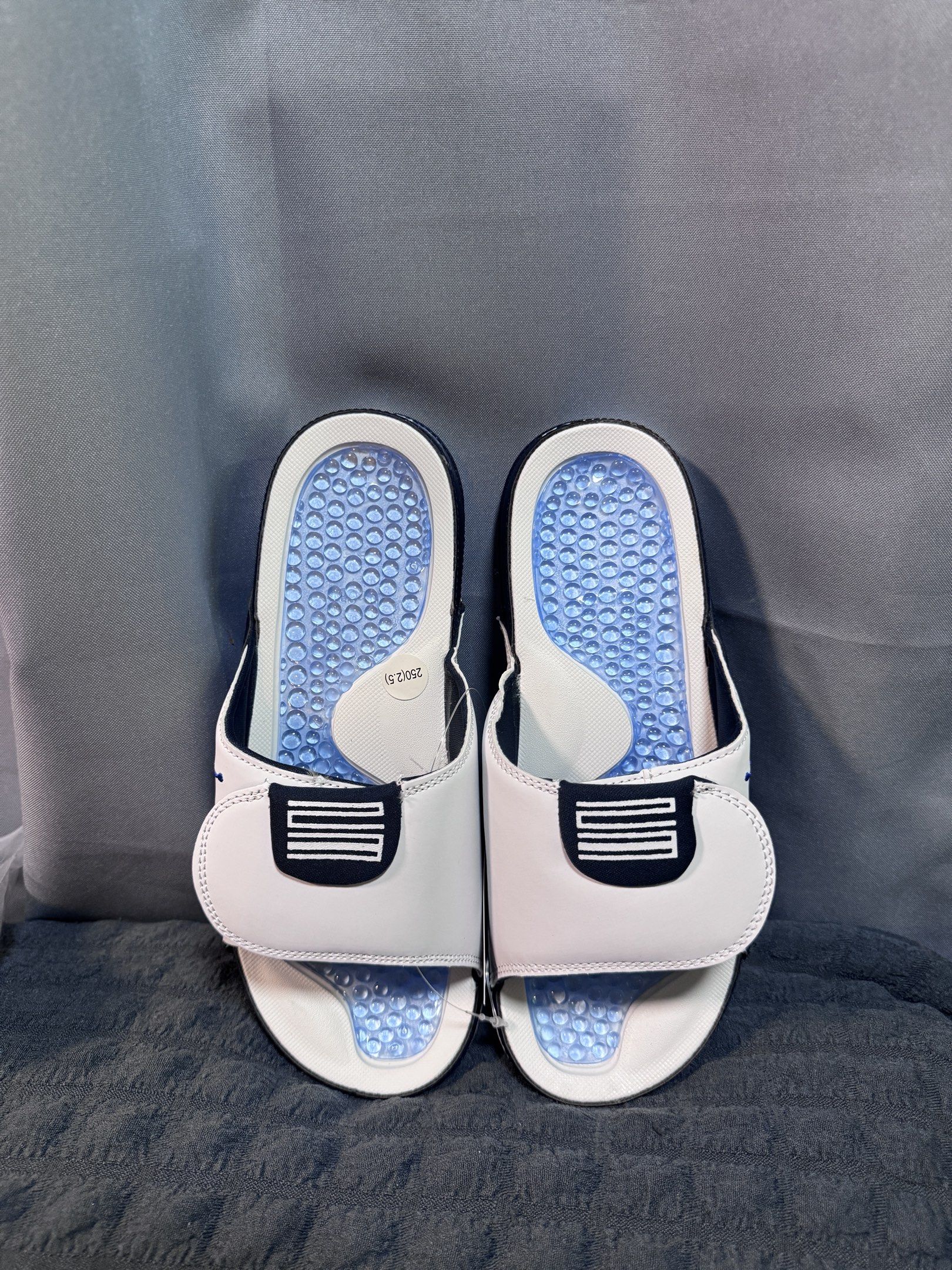 Jordan Hydro 11 Slides (Category: Slippers & Slides) located in Manila. Submitted by ayeechii (Listing ID 1418765840, Image 3). Description: - Jordan Hydro 11 slides - Comfortable design - Cushioned footbed - Iconic Jordan branding - Available in multiple colors - Perfect for casual wear - Ideal for post-workout recovery - Secure and comfortable fit available onhand brandnew jordan hydro 11 premium top grade quality complete package comes with ta
