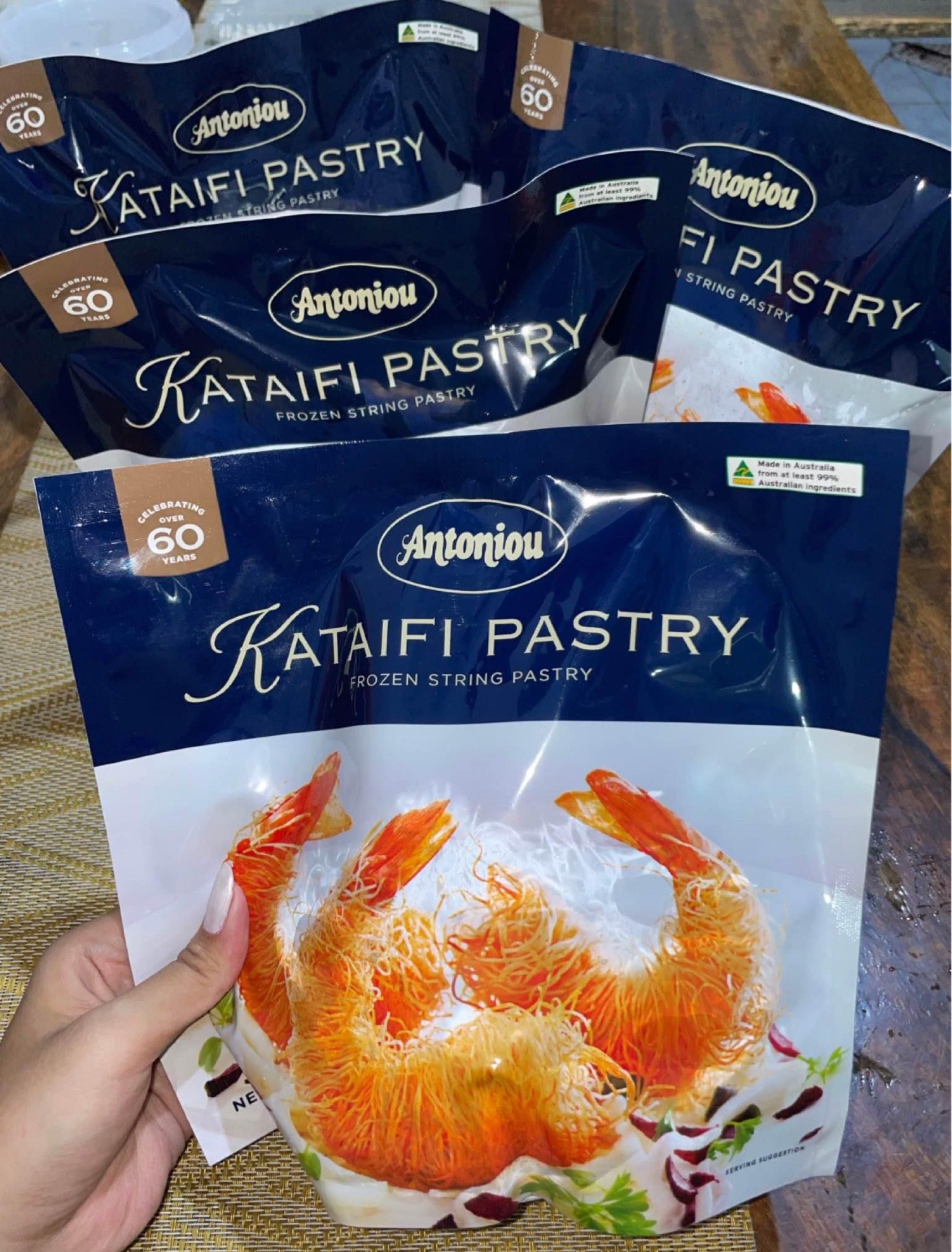 KATAIFI Dubai chewy cookie chocolate (Category: Homemade Bakes) located in Marikina City. Submitted by zhaaamcarts (Listing ID 1418667006, Image 1). Description: ₱450 nego ₱5300 1 box Best Before: Apr 2027.