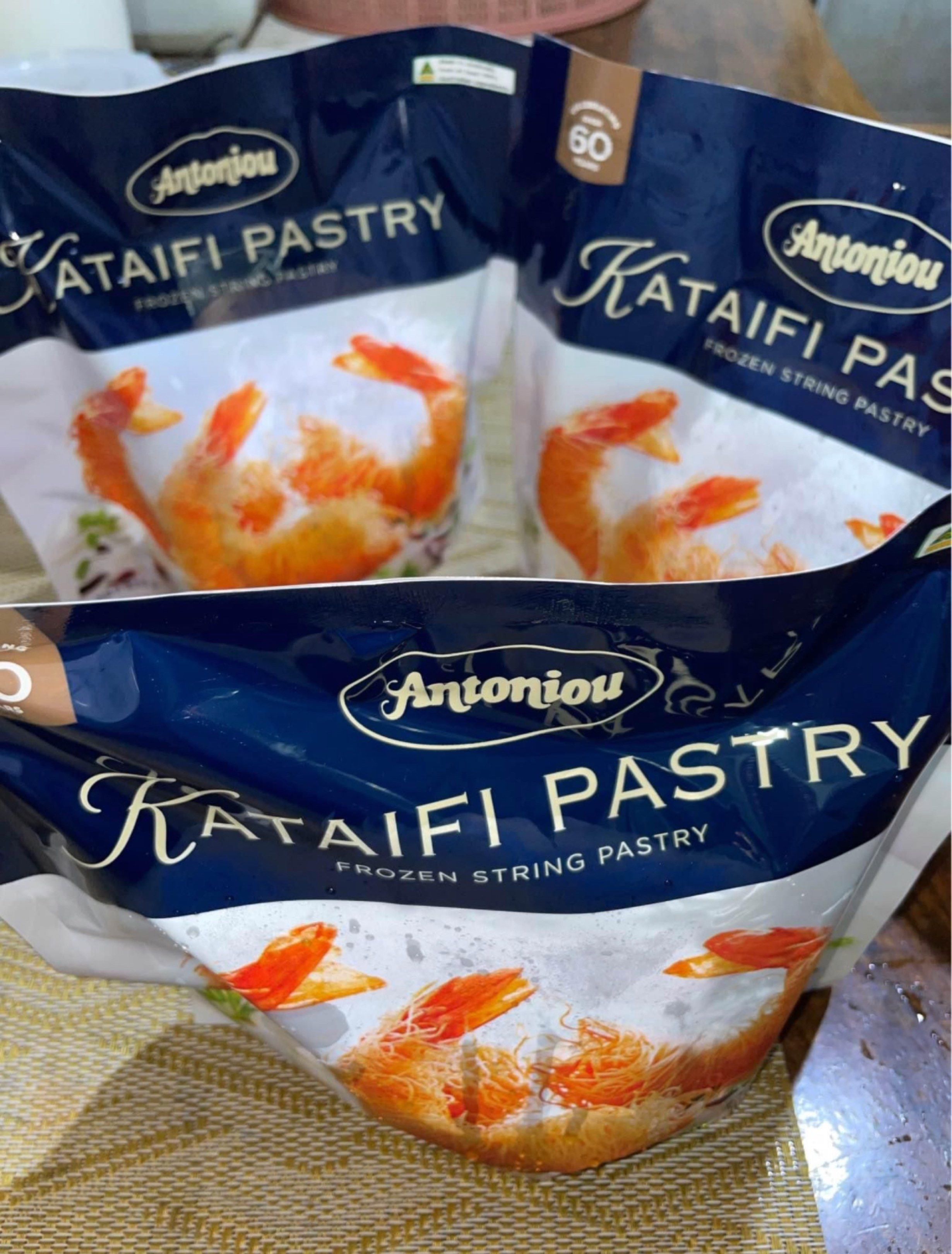 KATAIFI Dubai chewy cookie chocolate (Category: Homemade Bakes) located in Marikina City. Submitted by zhaaamcarts (Listing ID 1418667006, Image 2). Description: ₱450 nego ₱5300 1 box Best Before: Apr 2027.
